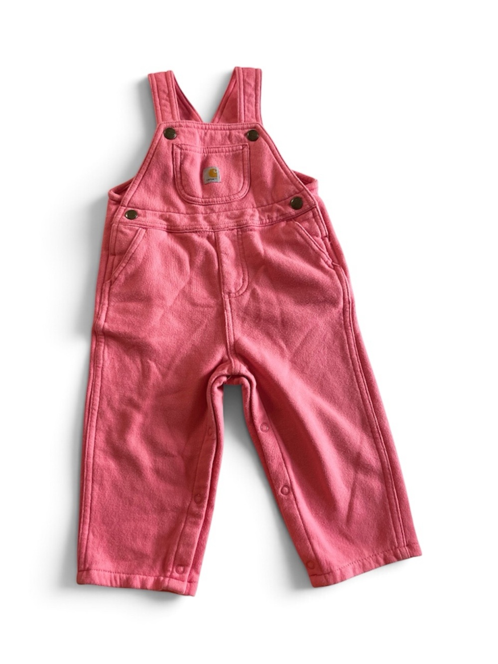 Carhartt Pink Kids Fleece Overalls